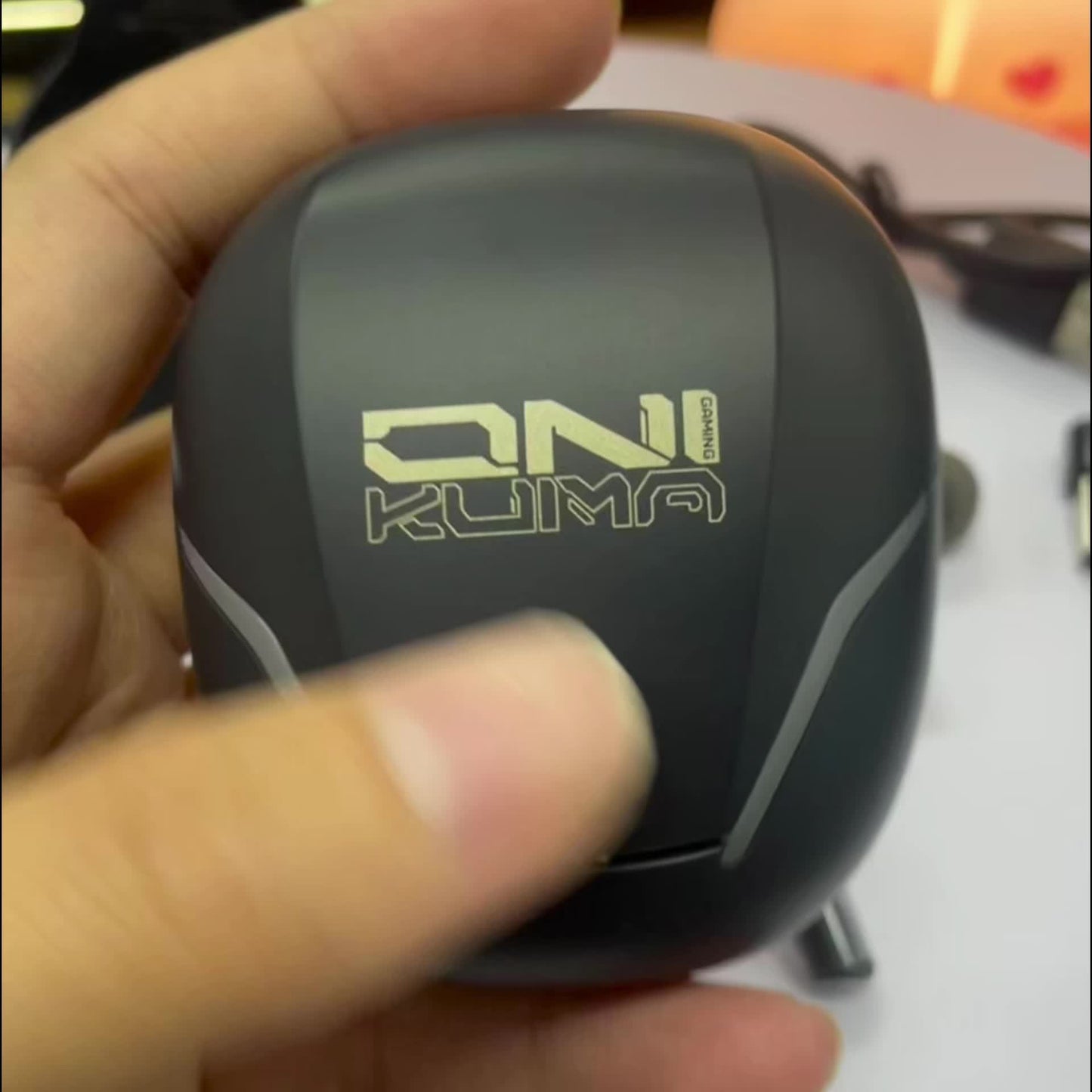 ONIKUMA Wireless Gaming Earbuds, Low Latency 5.3 Headset with Dual Connection (2.4G & Wireless 5.3), Ergonomic Design, ENC Noise Cancelling Mic, Deep Bass, Compatible with PC, PS5, PS4, Switch, VR, Laptop, Immersive Experienc