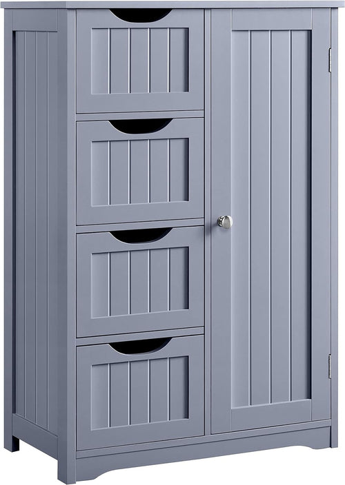 Bathroom Floor Cabinet, Freestanding Storage Organizer Unit Kitchen