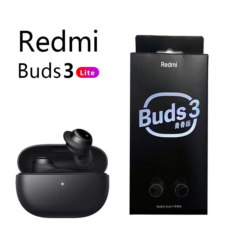 Original Xiaomi Redmi Buds 3 Lite TWS Bluetooth 5.2 Earphone IP54 18h Headset Headphone Ture Wireless Earbuds 3 Youth Edition