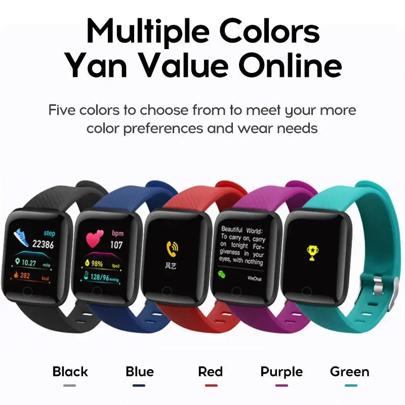 Smart Watch 2025 Model: Full Touch Screen IP67 Waterproof Fitness Tracker Bluetooth Sport Bracelet Android iOS Men Women