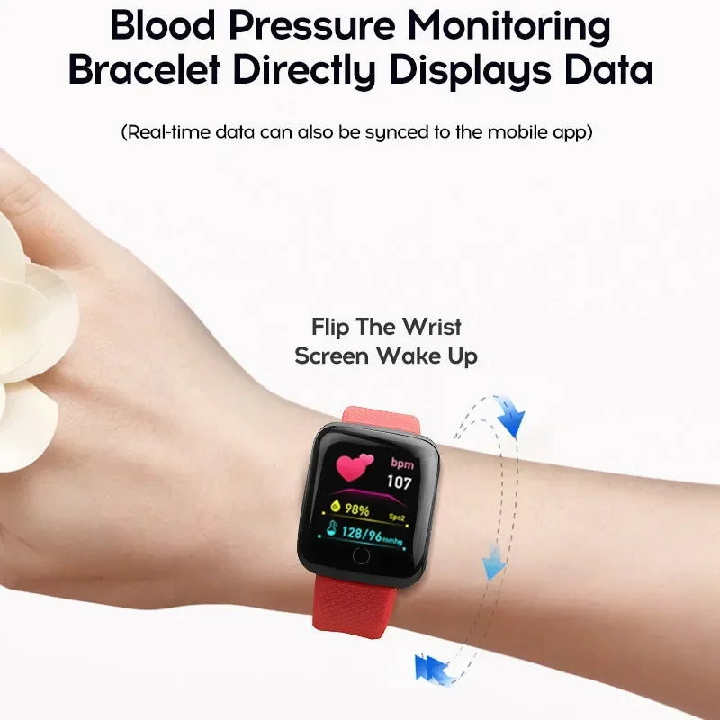 Smart Watch 2025 Model: Full Touch Screen IP67 Waterproof Fitness Tracker Bluetooth Sport Bracelet Android iOS Men Women