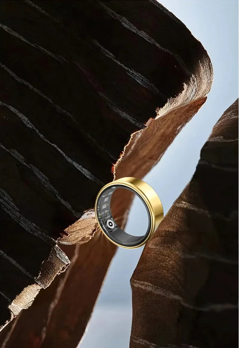 Smart Rings Steps Heart Rate Blood Oxygen Saturation Sleep Distance Calories IP68 Smart Ring Waterproof Multi-sport Mode Tracker