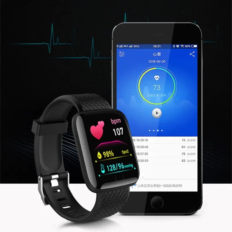 Smart Watch 2025 Model: Full Touch Screen IP67 Waterproof Fitness Tracker Bluetooth Sport Bracelet Android iOS Men Women