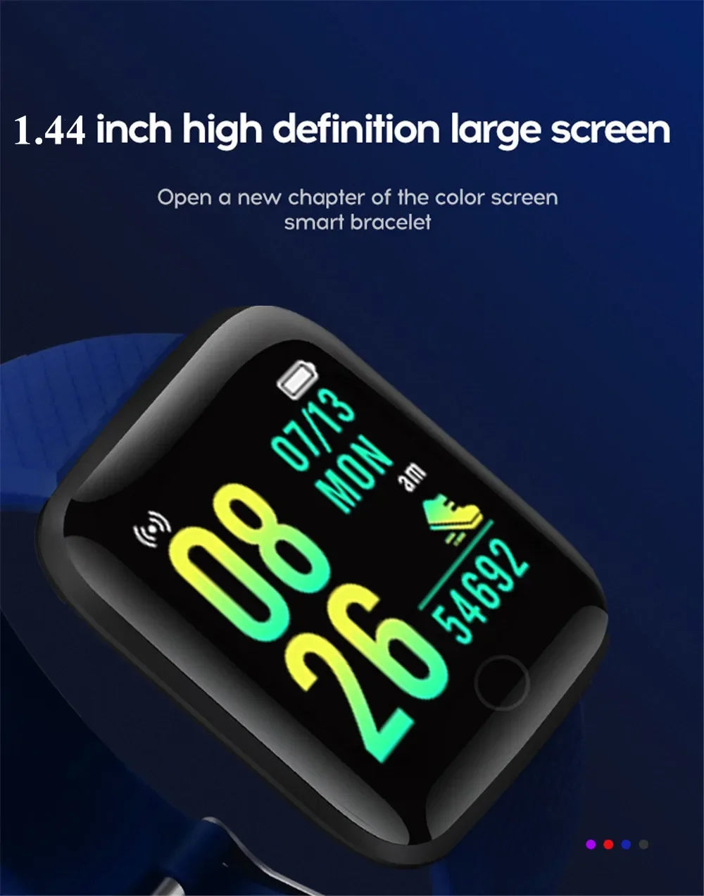 Smart Watch 2025 Model: Full Touch Screen IP67 Waterproof Fitness Tracker Bluetooth Sport Bracelet Android iOS Men Women