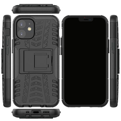 AMZER Hybrid Warrior Dual Layer Kickstand Case for Apple iPhone 12