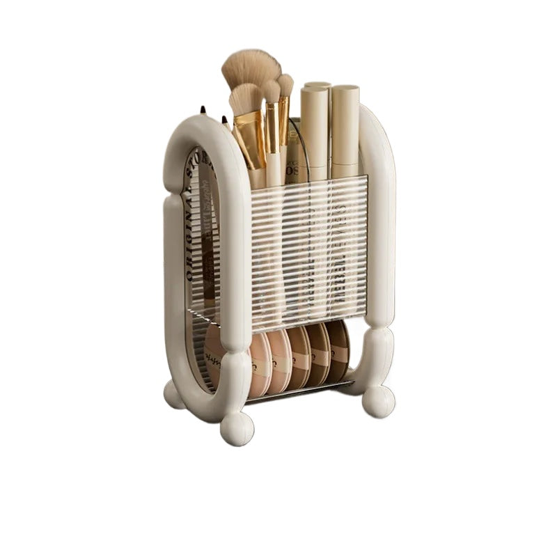 Light Luxury Minimalist Makeup Brush Storage Cylinder Dresser Desktop