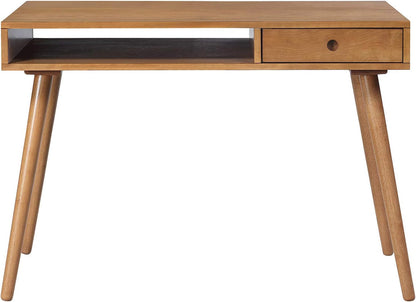 Parker Modern Home Office Writing, Computer or Laptop Desk with Open