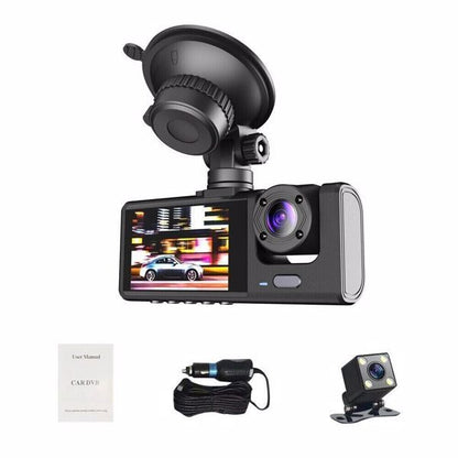 High Definition 1080P Front And Rear Built-in Dual Lens Car Dashcam