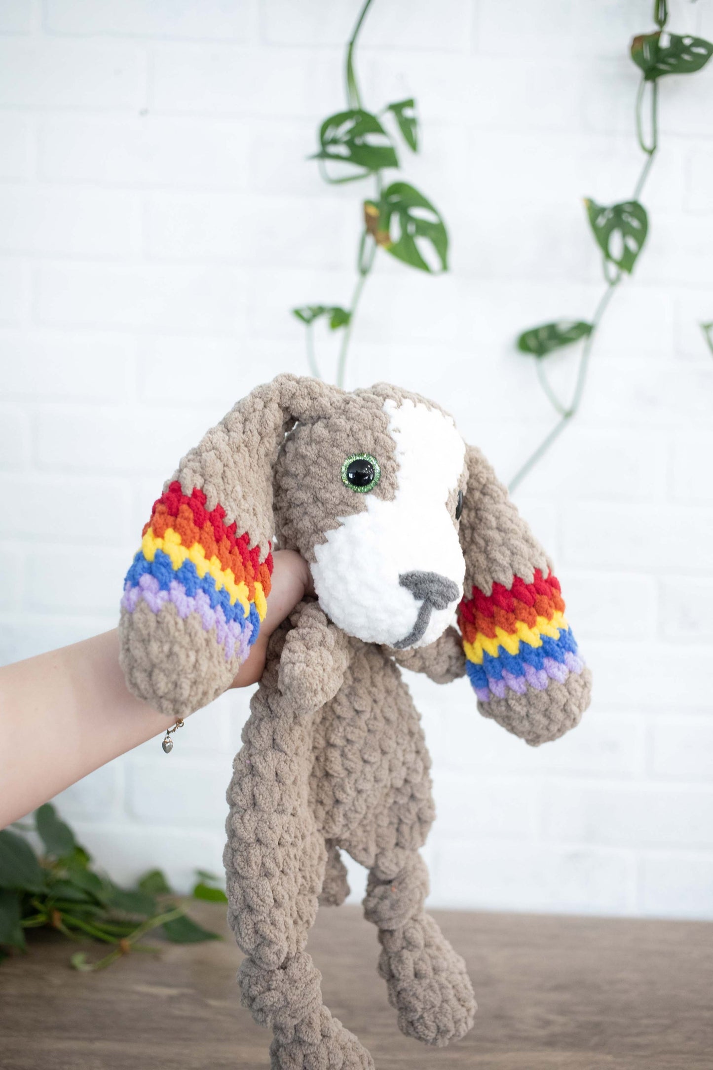 Crochet Puppy Dog Lovey, Crochet Stuffed Animal, Amigurumi Puppy