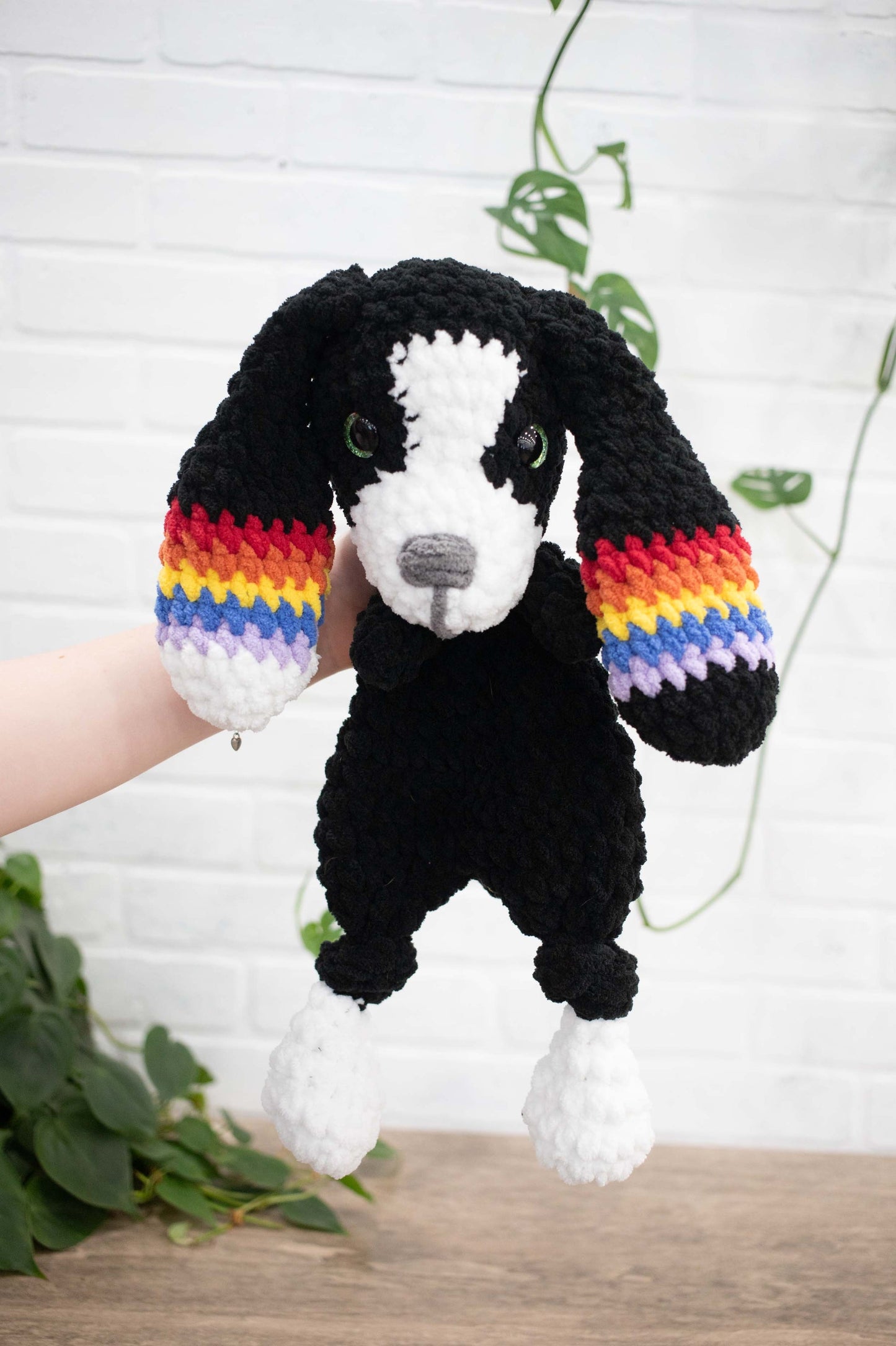 Crochet Puppy Dog Lovey, Crochet Stuffed Animal, Amigurumi Puppy