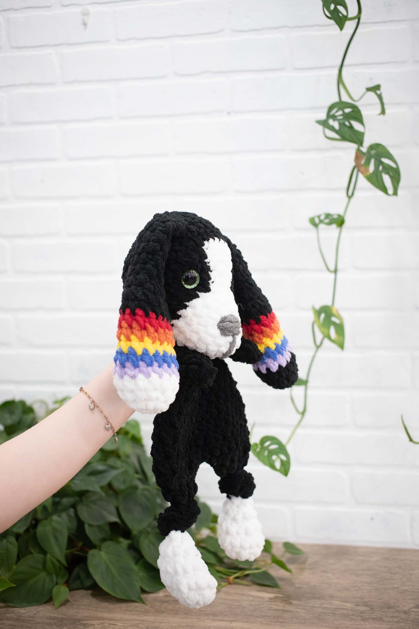 Crochet Puppy Dog Lovey, Crochet Stuffed Animal, Amigurumi Puppy