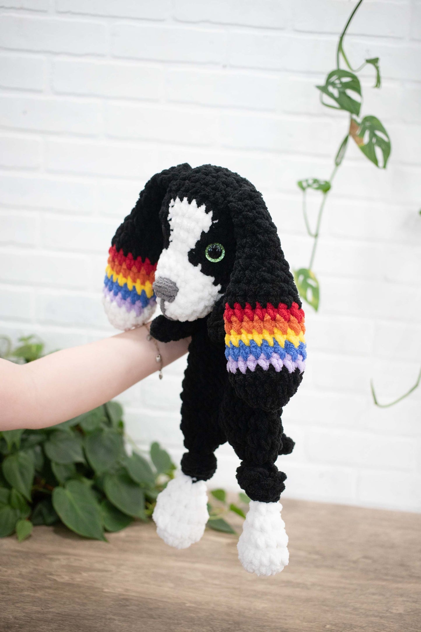 Crochet Puppy Dog Lovey, Crochet Stuffed Animal, Amigurumi Puppy