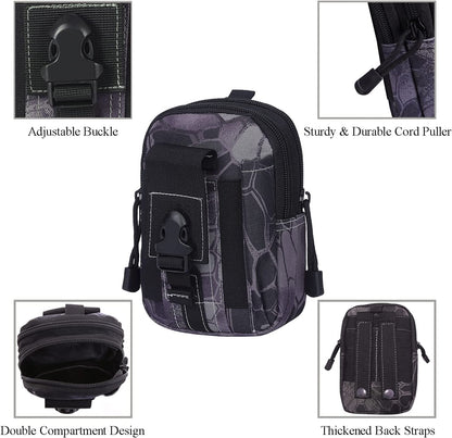 Tactical MOLLE Pouch & Waist Bag for Hiking & Outdoor Activities