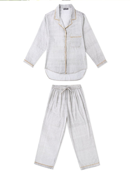 Children's Loungewear PJ Set - Brushstroke - Erawan (Grey)