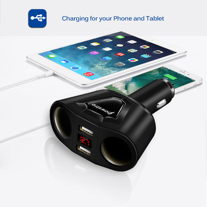 3.1A Dual USB Car Charger  Cigarette Lighter