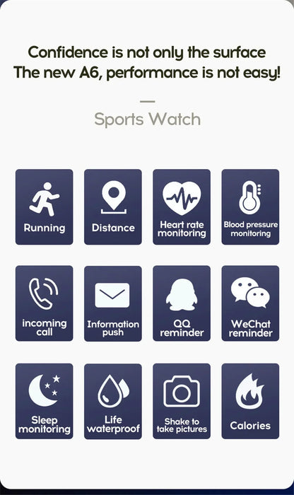 Smart Watch 2025 Model: Full Touch Screen IP67 Waterproof Fitness Tracker Bluetooth Sport Bracelet Android iOS Men Women