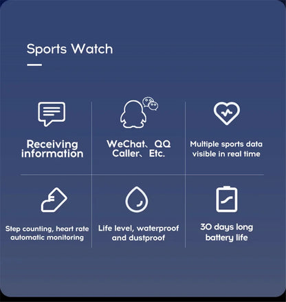 Smart Watch 2025 Model: Full Touch Screen IP67 Waterproof Fitness Tracker Bluetooth Sport Bracelet Android iOS Men Women