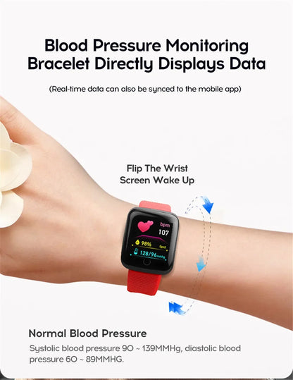 Smart Watch 2025 Model: Full Touch Screen IP67 Waterproof Fitness Tracker Bluetooth Sport Bracelet Android iOS Men Women