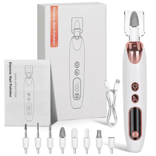 Professional Nail Repair Kit Electric Nail File Set Cordless Electric