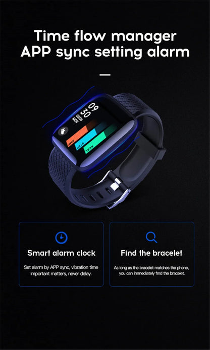 Smart Watch 2025 Model: Full Touch Screen IP67 Waterproof Fitness Tracker Bluetooth Sport Bracelet Android iOS Men Women