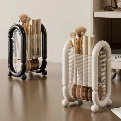 Light Luxury Minimalist Makeup Brush Storage Cylinder Dresser Desktop