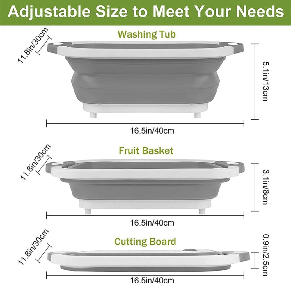 Several Way Collapsible Cutting Board