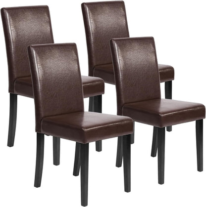 Dining Chairs Set of 4, Dining Room Chairs Kitchen Chairs,Side PU