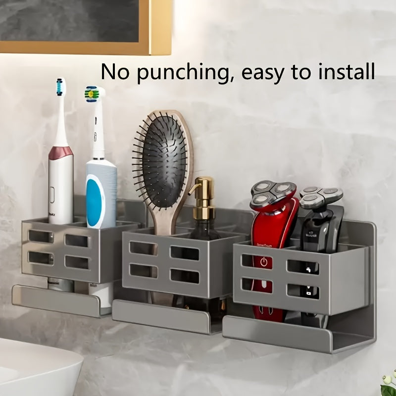 Universal Wall Mounted Bathroom and Kitchen Organizer Shelf