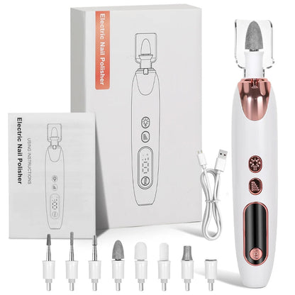 Professional Nail Repair Kit Electric Nail File Set Cordless Electric