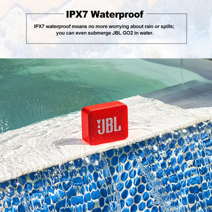 JBL GO 2 Wireless Bluetooth Speaker IPX7 Waterproof With Mic