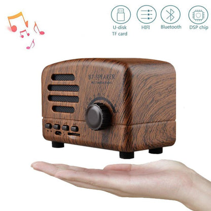 Retro Wireless Mini Speakers Stereo Bluetooth Speakers