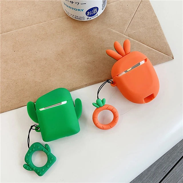 Catcus AirPods Headphone Case Carrot AirPods Case