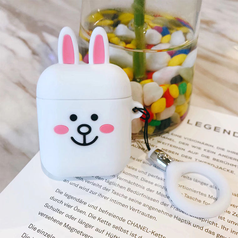 3D Rabbit AirPods Pro Case Cute Bear AirPods Case