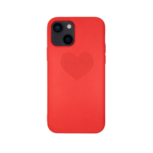 Biodegradable Personalized Phone Case - Red