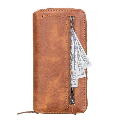 Detachable Leather Zipper Wallet Cases for Apple iPhone 13 Series