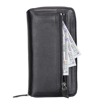 Detachable Leather Zipper Wallet Cases for Apple iPhone 13 Series