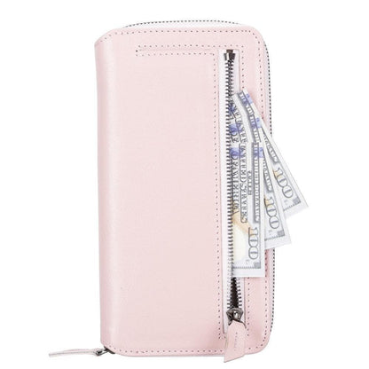 Detachable Leather Zipper Wallet Cases for Apple iPhone 13 Series